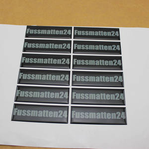 Autocollants <span class=keywords><strong>smiley</strong></span> bombés de résine, pièces, de haute qualité, bas prix, pour utilisation en extérieur, code à barres adhésif - Product Image 2