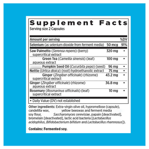 Cápsulas para la Próstata OEM ODM, Suplemento de Extracto de Té Verde y Saw Palmetto, Flujo Urinario Normal para Hombres, Cápsulas para la Salud de la Próstata - Product Image 2