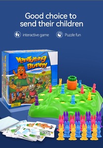 Nouveaux produits lapin lapin compétitif piège jeu multijoueur enfants jouet éducatif famille interactif fête jouet pour <span class=keywords><strong>Parent</strong></span>-enfant - Product Image 5