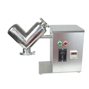 ZONELINKScale Blender, mesin pencampur deterjen kerucut tipe V 10L 50L 100L 300L 500L vh-5 untuk bubuk kering