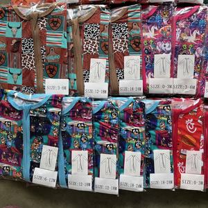 Pijamas para Bebé de Bambú (95%) y Spandex (5%), Listos para Enviar, Suaves, Tallas y Estampados Aleatorios, Caja Misteriosa al por Mayor - Product Image 3