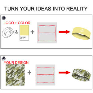 رباط رأس رياضي أنبوبي ماص للعرق مع شعار مخصص UPF50 + رباط رأس حرير غير ملحوم للحليب - Product Image 2