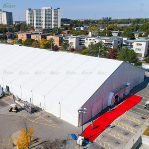 Grande tente résistante d'événement de 10x50m avec la couverture de PVC de mur de verre pour des entreprises de <span class=keywords><strong>location</strong></span> d'événement commercial - Product Image 2
