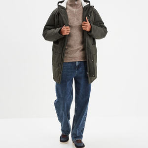 Suéter de Hombre con Cuello Camionero Acanalado, Transpirable, con Cierre de Cremallera, Hilos de Calidad para un Uso Duradero y una Forma Consistente - Product Image 5