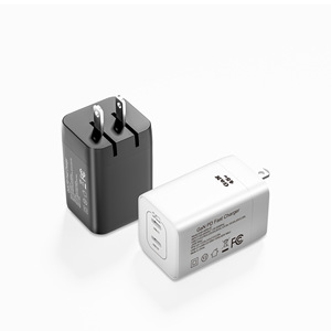 65W GaN <b>USB</b> <b>C</b> Charger Dual Port PD Fast Wall Charger US <b>Plug</b> - Product Image 1