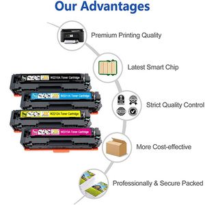 Cartucho de tóner Chinamate 207A para HP Color para Pro M255dw/M255nw/MFP M282nw/M283fdn Polvo de tóner completo Chip inteligente más nuevo - Product Image 2