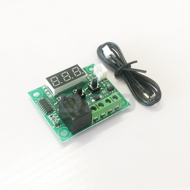 W1209 LED Digital Thermostat High Accuracy Temperature Controller Board Temperature Control Switch Sensor Module W1209
