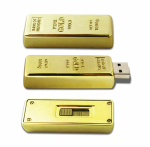 <span class=keywords><strong>2</strong></span>,0 3,0 heißer Verkauf Metall gold bar flash memory usb Flashdisk Stick goldene farbe-Stick Förderung Geschenk mit Nach marken - Product Image 3