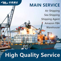 Agente de envío de Amazon UPS DHL FedEx Partners Top10 Freight Forwarder China a EE. UU. Agente de envío Logística