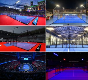 300W Linear Module LED Tennis Court Lighting Multiple Beam Angle Optional IP66 Stadium <b>Light</b> For Tennis Court Gymnasium Venue - Product Image 5