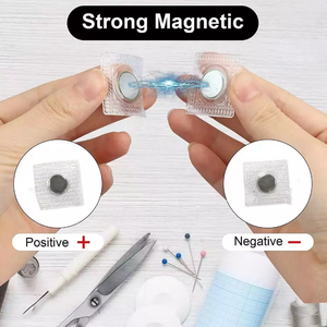 Néodyme Étanche Pvc <span class=keywords><strong>Aimant</strong></span> Permanent Bouton Fixe Invisible <span class=keywords><strong>Aimant</strong></span> Couture Boutons Magnétiques Vêtements Rideaux Et Sac Bouton - Product Image 3
