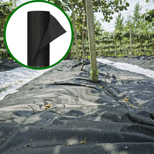 Cây trồng nông nghiệp nhà máy Vườn Ươm che phủ mặt đất Kháng UV duy trì độ ẩm đất màu đen không dệt mulching lớp phim - Product Image 1