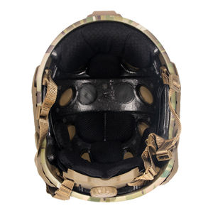 หมวกกันน็อคยุทธวิธีป้องกันเต็มรูปแบบรุ่นเร็วอุปกรณ์สำรวจถิ่นทุรกันดารกลางแจ้งไม่มีรูหมวกแข็ง - Product Image 6