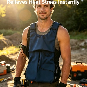 Electric Customizable 2C 20C Portable Nylon Backpack Water Cooling System Mesh Cooling Vest Bladder Flow Control Cooled Clothes - Product Image 4