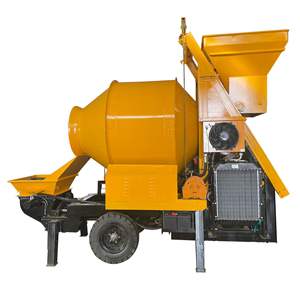 Camión Mezclador de Concreto Móvil Diésel con Bomba, Motor y Componentes Centrales del Rodamiento, Bomba de Concreto Tipo Remolque - Product Image 2