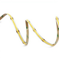 Bande lumineuse LED COB flexible 20M/rouleau, sans chute de tension, courant constant, 360 LED, certifiée CE RoHS, 24V, 10mm