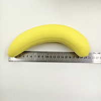 Jouet à presser en forme de banane à récupération lente - Doux, moelleux, souple, autres matériaux, anti-stress, jeu sensoriel, collection 14+