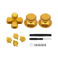 Kit de boutons métalliques de remplacement pour manette PS5 – Joysticks, boutons croix et capuchons de joystick pour manette de jeu