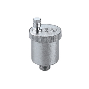 Valvola di Sfiato Automatica Nichelata da 1/2 Pollice con Filettatura M, Componente per Sistemi HVAC - Product Image 1