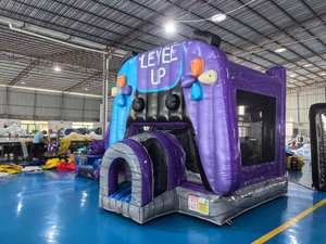 상업용 어린이 바운스 하우스 콤보 인플레이터블 바운서 슬라이드 포함 파티 대여용 - Product Image 4