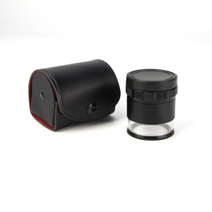 Loupe cylindrique 10X avec poignée miniature et échelle LED pour laboratoire Loupe professionnelle - Product Image 4