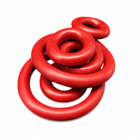 Joint torique en silicone rouge, section transversale de 2,65 mm, ID 3-260 mm, joint d'étanchéité en caoutchouc VMQ, tailles métriques