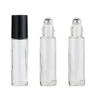 In Stock 10ml Roll On Roller Glass Bottles For Perfume Essence Oil