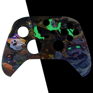 Coque de remplacement pour manette Xbox Series X, accessoire pour manette Xbox, coque avant qui brille dans le noir pour Halloween - Product Image 1