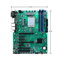 Motherboard HISWISER ATX H770 Intel LGA1700 Baru Mendukung CPU Generasi ke-12/13/14 DDR4 Maks 128GB SATA M.2 WIFI NVME 2*LAN 2.5Gbps