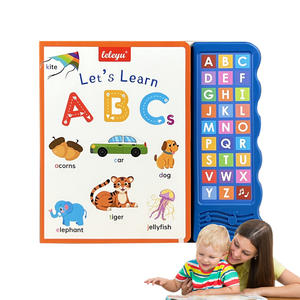 Libro de Sonidos del Alfabeto, Juguetes Educativos para Niños, Libro de Audio del Alfabeto, Libro de Habla en Inglés - Product Image 1