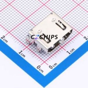 HDA61-N1S1-4000-A <b>HDMI</b> Connector SMD Connector ( Connector Type: <b>HDMI</b>-A )( Gender: Female )( Total Number of PINs: 19P ) - Product Image 1