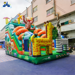 Château <span class=keywords><strong>gonflable</strong></span> de maison de rebond d'enfant d'impression de haute qualité de Lilytoys, château sautant <span class=keywords><strong>gonflable</strong></span>, trampoline <span class=keywords><strong>gonflable</strong></span> avec la glissière - Product Image 5