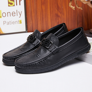 2025 Лидер продаж мужская обувь из натуральной кожи мужская повседневная обувь без шнуровки модная обувь на мягкой подошве Gommino обувь для вождения с индивидуальным логотипом - Product Image 2