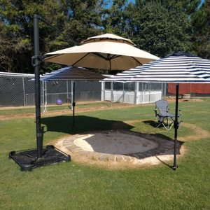 Base Metálica para Sombrilla de Patio, 57 cm, con Pico Espiral para Sujeción al Suelo, Anclaje para Sombrilla Exterior - Product Image 4