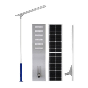 Farola Solar Integrada de 140W LED con Panel Mono Si, Sensor de Movimiento para Exteriores, Diseño Minimalista, Garantía de 5 Años - Product Image 1