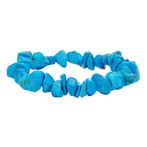 Bracelet en galets naturels irréguliers, style coréen, bijoux en pierres colorées pour femmes, design géométrique, cadeau, bracelets à perles tendance - Product Image 5