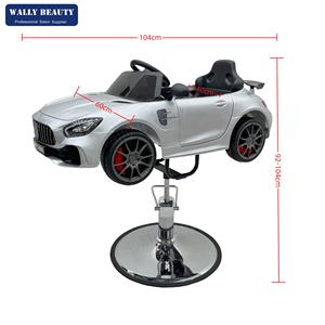 เก้าอี้ตัดผมเด็กทรงรถยนต์ ดีไซน์ทันสมัย อุปกรณ์ร้านทำผมสำหรับเด็กผู้ชาย เฟอร์นิเจอร์ร้านเสริมสวยคุณภาพสูง - Product Image 6