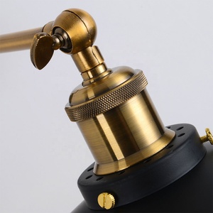 Lampada <span class=keywords><strong>da</strong></span> <span class=keywords><strong>Parete</strong></span> <span class=keywords><strong>Vintage</strong></span> in Ferro Verniciato E27 per Illuminazione Domestica Retrò - Product Image 3