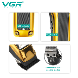 ใบมีด BLDC สำหรับผู้ชายแบบมืออาชีพสำหรับปัตตาเลี่ยน V-135 vgr แบบชาร์จไฟได้สแตนเลสสตีลสำหรับใช้ในบ้าน - Product Image 4