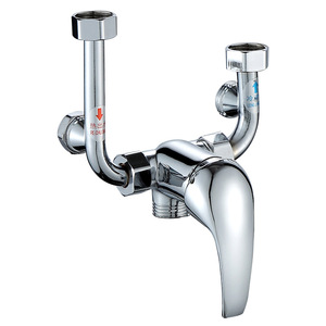 Robinet mélangeur d'eau chaude et froide Zimani en laiton en forme de U DN15, accessoire de bain et de douche - Product Image 4
