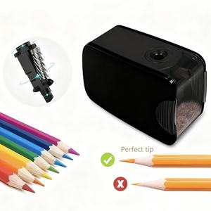 <span class=keywords><strong>Taille</strong></span>-<span class=keywords><strong>crayon</strong></span> automatique électronique Polarex X2, alimenté par USB/batterie, type rouleau, certifié CE, lames hélicoïdales en acier plastique - Product Image 4