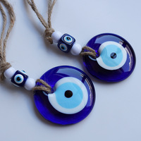 Porte murale Nazar bleue faite à la main décor suspendu turc grec Ojo Turco Protection amulette porte-bonheur Talisman verre mauvais œil
