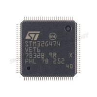 Microcontrolador MCU STM32G474VET6 LQFP-100 ARM Cortex-M4 de 32 bits, nuevo y original