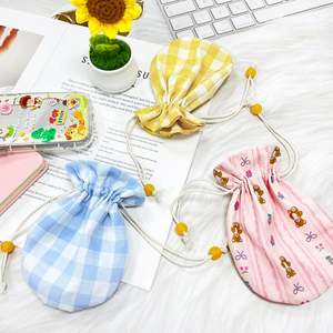 Nouveaux produits, sacs à cordon, logo personnalisé, pochettes cadeaux en coton pour l'emballage de cadeaux - Product Image 1