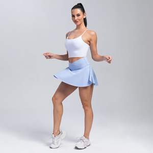 Faldas Deportivas de Golf de Tiro Alto para Mujer con Bolsillos, Pantalones Cortos Sueltos para Entrenamiento, Falda Plisada de Tenis para Correr - Product Image 4