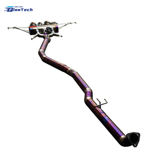 ท่อไอเสียไทเทเนียมแบบวาล์วสำหรับรถแข่งสมรรถนะสูง สำหรับ Honda Civic Type R FK8 2.0L K20C1 เชื่อม TIG ติดตั้งได้โดยตรง ชุดอัพเกรด Catback - Product Image 2
