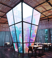 Écran LED mural vidéo transparent couleur HD VIOS pour extérieur/intérieur, haute transparence, SDK, luminosité 5000 cd, garantie 3 ans