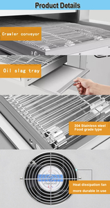 <strong>Portable</strong> Commercial Conveyor Belt <strong>Pizza</strong> <strong>Oven</strong> Counter Top 18 Inch Electric <strong>Gas</strong> <strong>Pizza</strong> Conveyor <strong>Oven</strong> for Hotel - Product Image 4