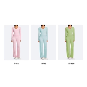 Conjunto Deportivo Transpirable de 2 Piezas para Ejercicio, <span class=keywords><strong>Ropa</strong></span> de Gimnasio, <span class=keywords><strong>Ropa</strong></span> <span class=keywords><strong>Deportiva</strong></span> Personalizada para Yoga - Product Image 6