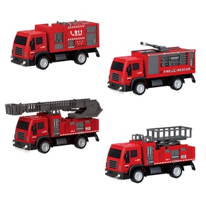 Trẻ em Đồ chơi kỹ thuật xây dựng xe tải chơi Set cháy động cơ xe cứu hộ thành phố xe <span class=keywords><strong>RC</strong></span> xe - Product Image 1